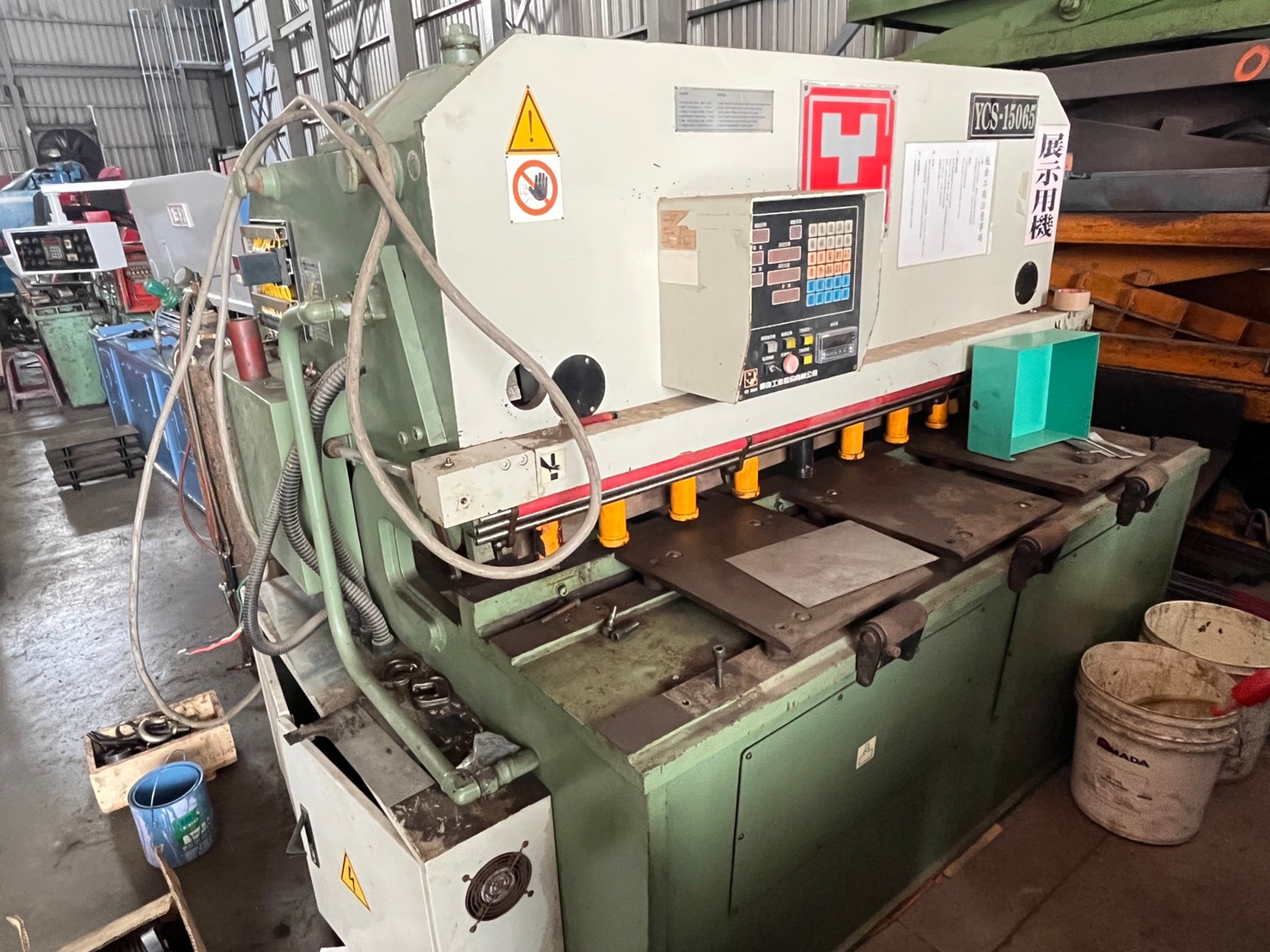 曄俊5尺NC剪床長度5尺剪斷能力6mm