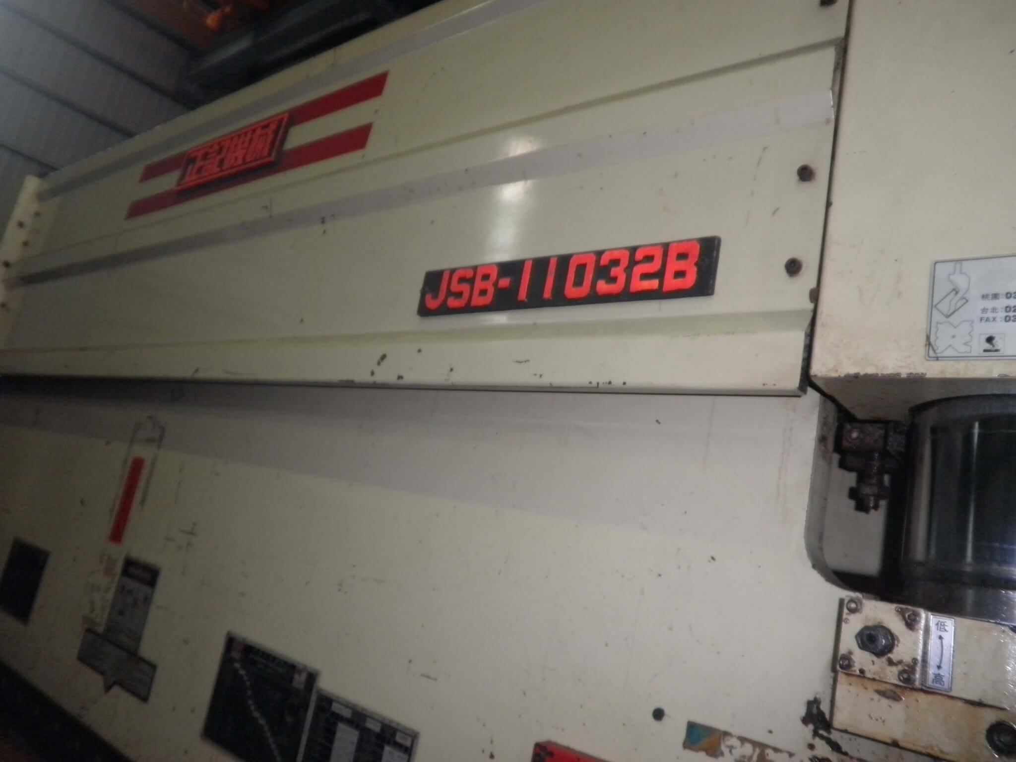 正記JSB-11032NC折床機械長度10尺_加壓能力110噸