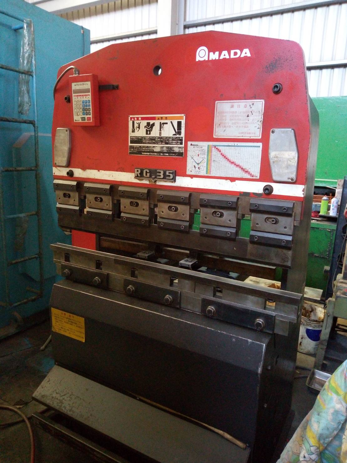 AMADA_RG35單電腦折床_長度4尺加壓能力35噸
