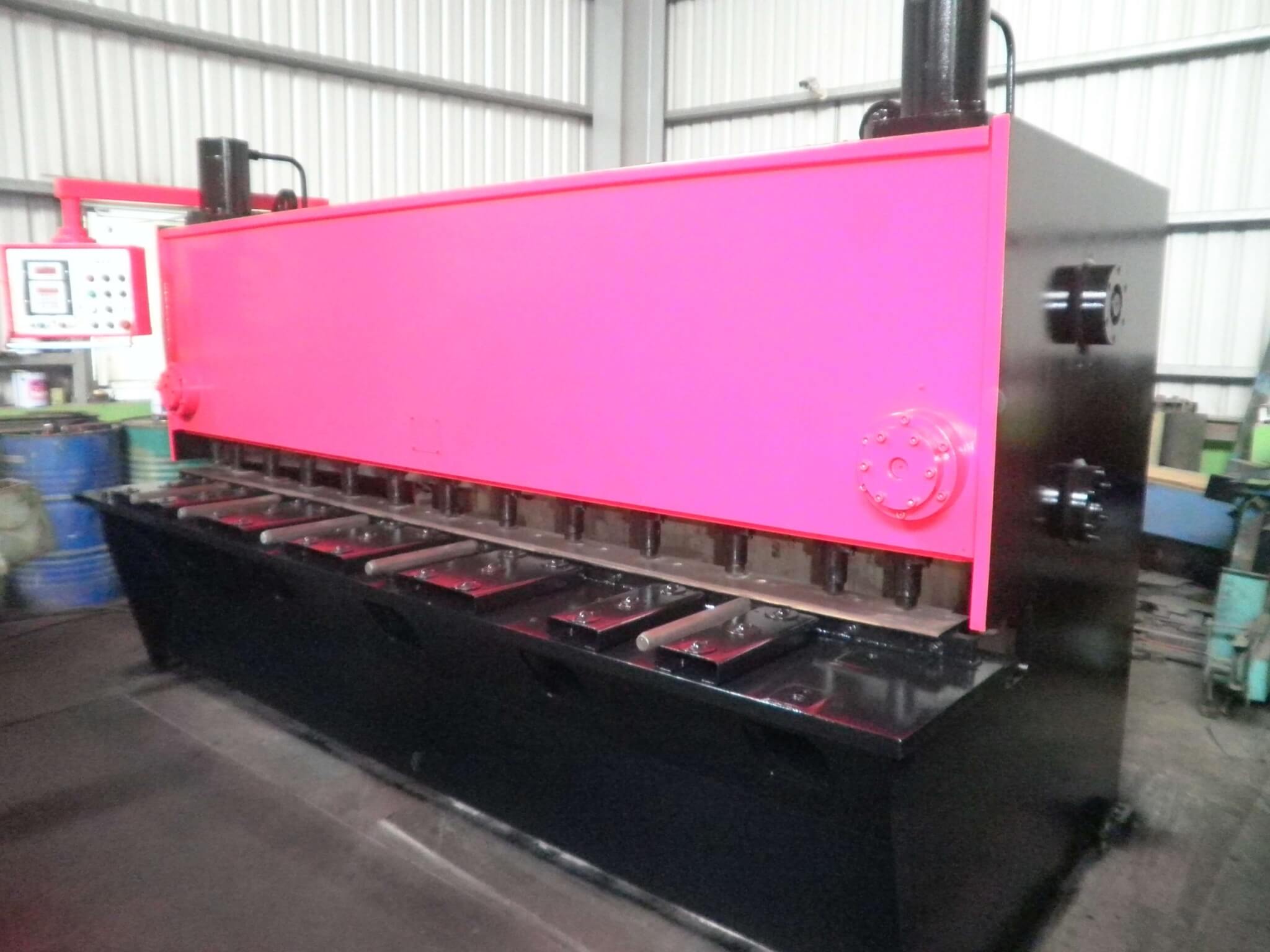 迪斯10尺NC剪床附托料架_新電腦控制_剪切能力45mm